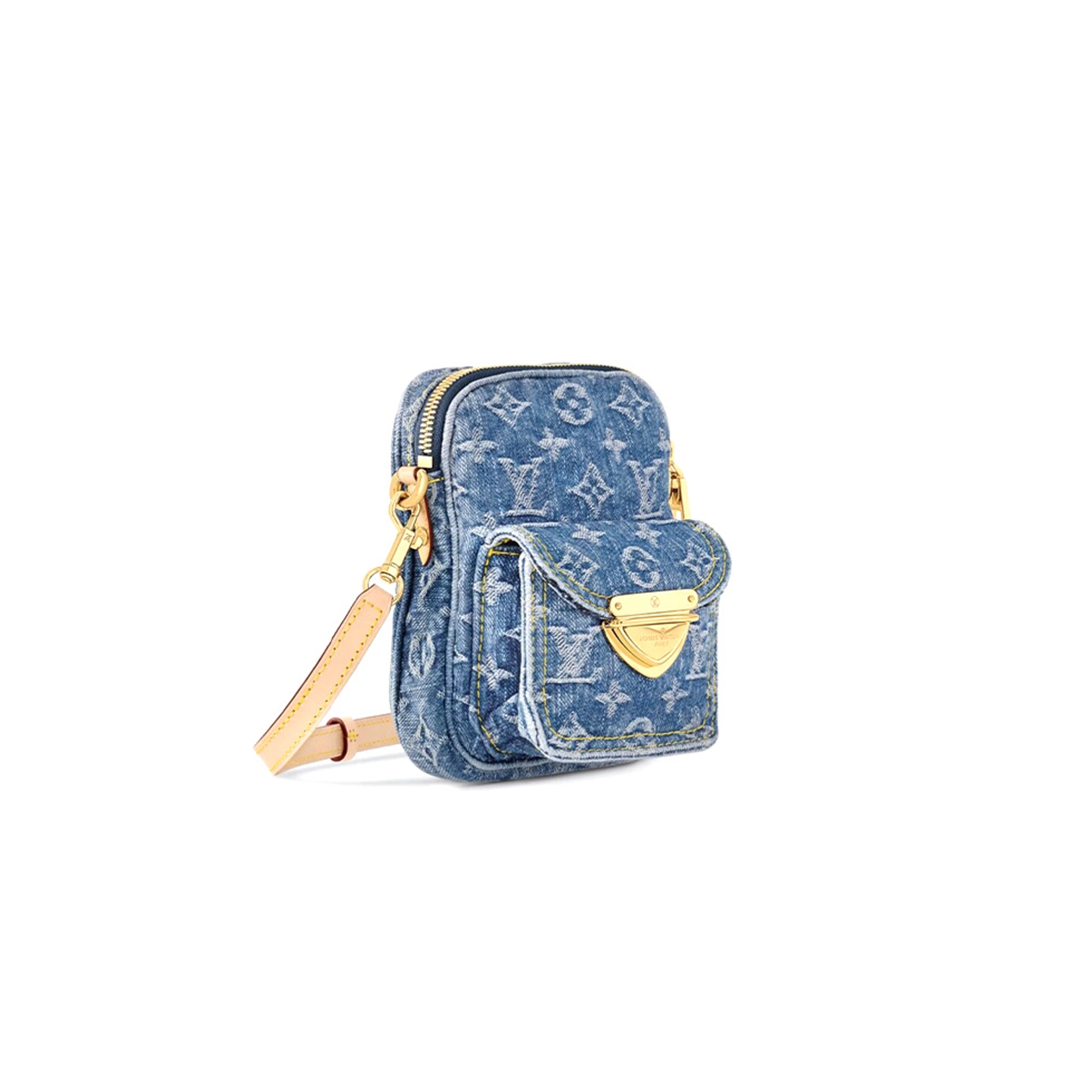 LOUIS VUITTON DENIM POCHETTE FAIRFAX SHOULDER BAG M82948 (18*14*2.7cm) 